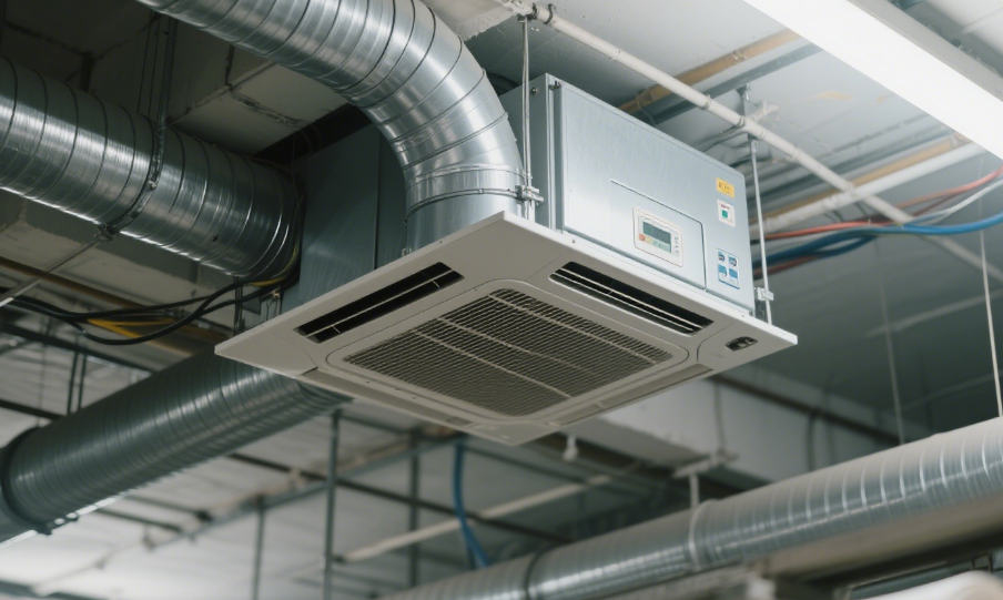 紡織車間降溫空調(圖1) 紡織車間降溫空調(圖1)